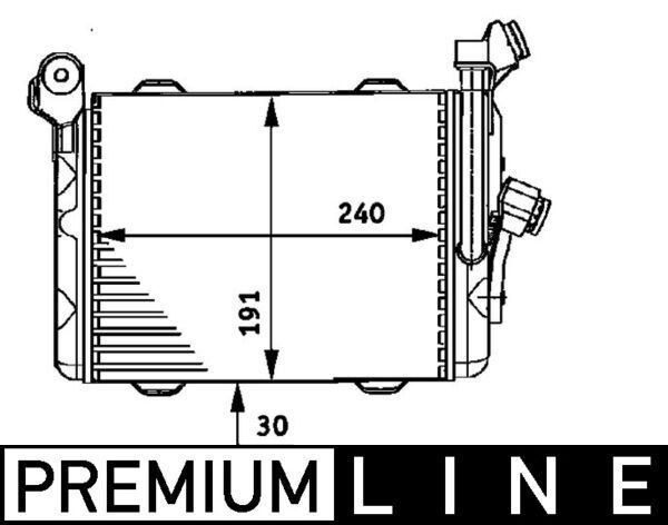 MOTOR YAG RADYATORU PREMIUM LINE BMW E38 39