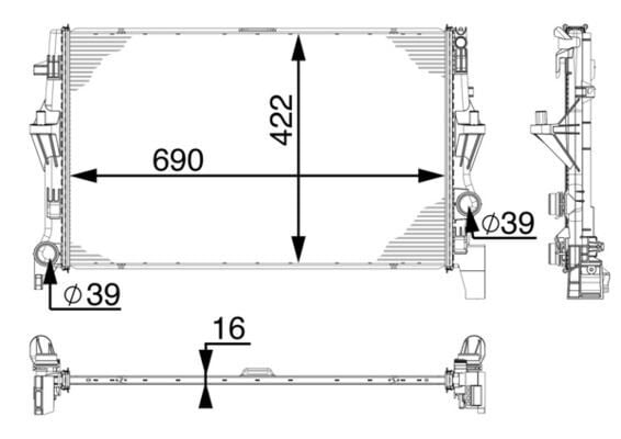 MOTOR SU RADYATORU MERCEDES VITO W447 14