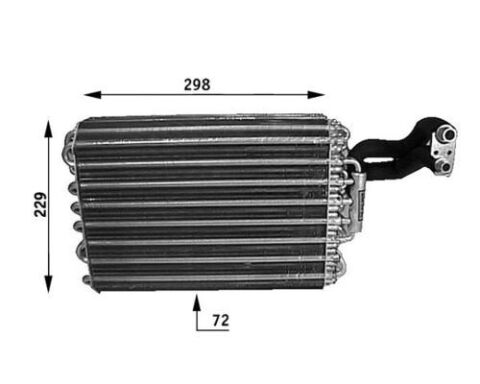 EVAPORATOR MERCEDES W124 S124 C124