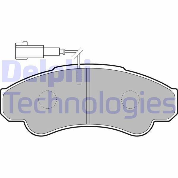 ÖN FREN BALATASI FİŞLİ BOXER 02/06 JUMPER 02/06 DUCATO 02/06 B.Y TİP 1800 KG