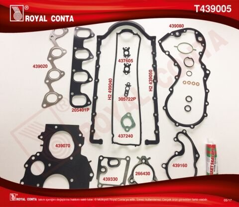 Motor Takım Conta Skc.Keçe Ve S.Lastiği Yoktur Skcsiz Connect 1.8 Tdcı 02 14 Focus I 98 04 1.8Td