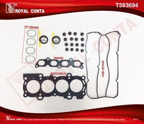 Üst Takım Contası Skt Keçeli Sub.Lastikli Focus Iı 1.6 16V 03-07 100Hp