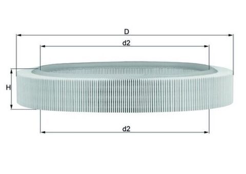 HAVA FILTRESI MERCEDES M102 W201 W123 C124