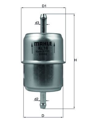 YAKIT FILTRESI MERCEDES M102 190 W201 W123 W124 W460