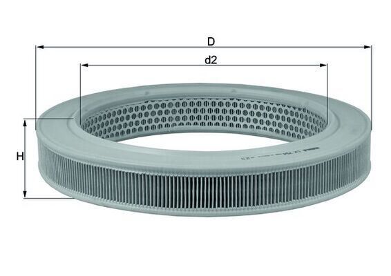 HAVA FILTRESI MERCEDES M102 W201 W124 S124