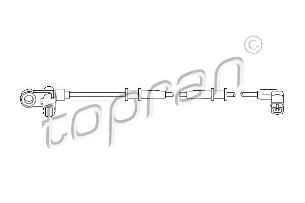 ABS SENSORU ON MERCEDES S-CLASS W220 C215