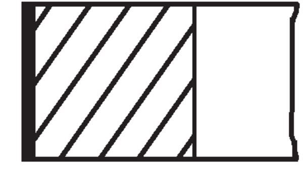 SEGMAN 80.00MM STD E36 E46 320İ E39 520İ 2.0İ 96- M52B20 1.5x1.5x2-VANOSLU