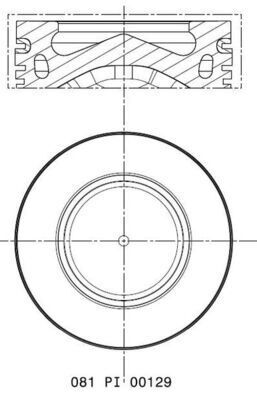 PISTON SEGMAN 84.50mm BMW N47 D16 F20 MINI R55 R56 R57 R60 R61