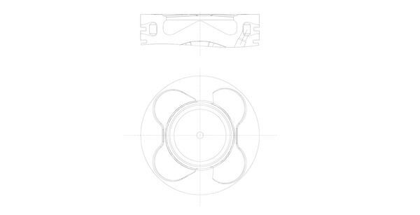 PISTON SEGMAN 84.5mm 0.50mm BMW M57 N2 E53 E60 E90 E65 E83 E70 E71 E72