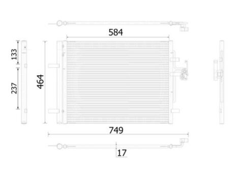 KLIMA RADYATORU 224DT 204PT DISCOVERY SPORT L550 14 FREELANDER 2 L359 06 14 R.R EVOQUE L538 11 19 VOLVO S60 2 S80 2 V60 1 V70 3