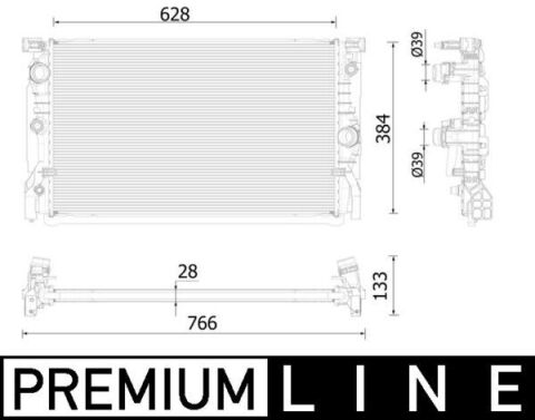 MOTOR SU RADYATORU PREMIUM LINE BMW G30 16 20 G31 18 20