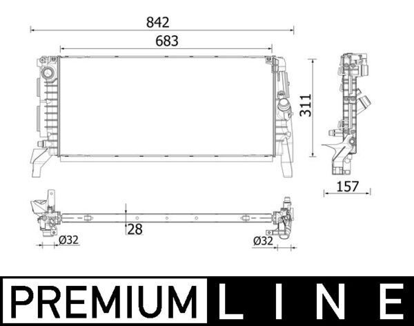 MOTOR SU RADYATORU BMW F48 15 F39 18 20 MINI F57 15 PREMIUM LINE