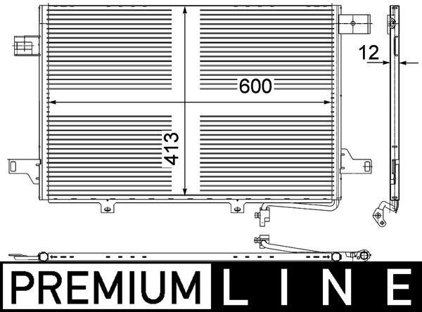 KLIMA RADYATORU TAVAN MERCEDES SPRINTER B906 06 . VW CRAFTER 30-35-50