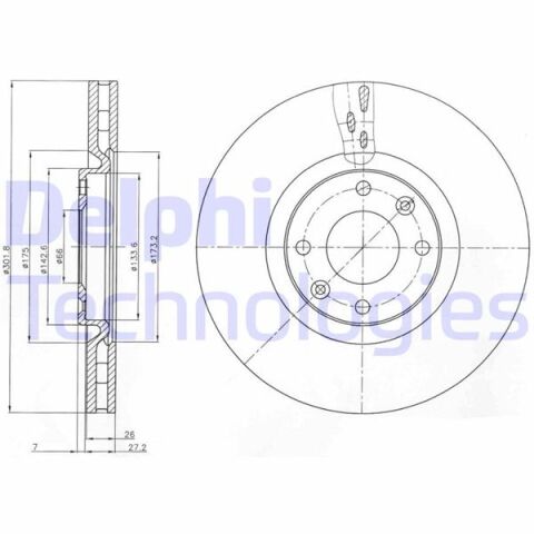 ÖN FREN AYNASI CORSA F e 19 MOKKA e 20 208 19 2008 19 308 07 3008 09 5008 09 C4 20 DS5 15 DS3 18 302x34x4DL HAVALI