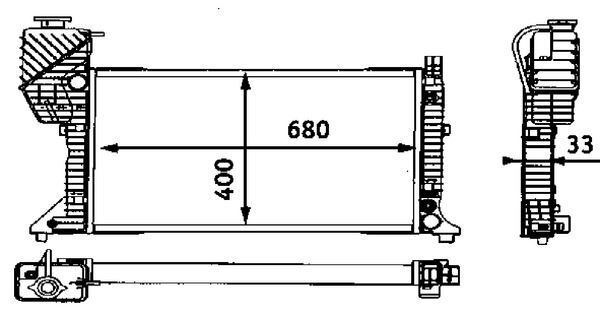 MOTOR SU RADYATORU MERCEDES SPRINTER B901 B904 96 06 KLIMASIZ