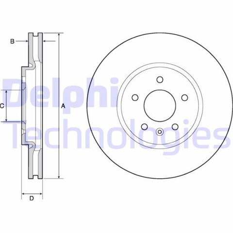 ÖN FREN AYNASI 17 INÇ ASTRA J 09 ZAFIRA C 11 321x30x28/5D/HAVALI 13502826