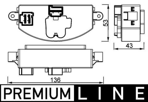 KLIMA FAN REGULATORU MERCEDES W176 W246 C117 X117 X156 W222 C217