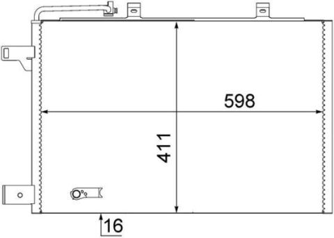 KLIMA RADYATORU MERCEDES W169 W245