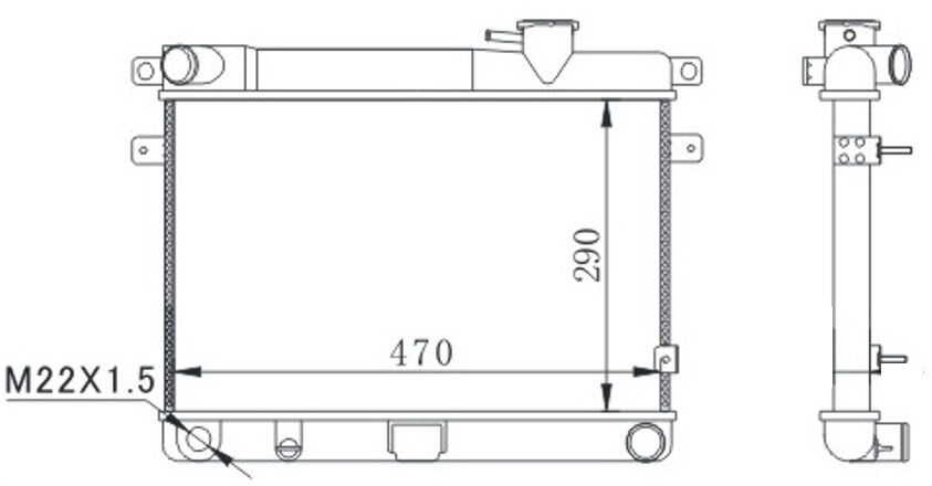 RADYATÖR M131 EM-YM 470x292x34 3 SIRA SÜPER