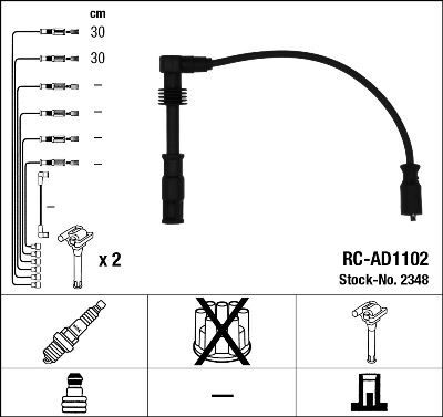 BUJI KABLOSU A4 1.8 95-01 A6 1.8 95-97 ADR-APT