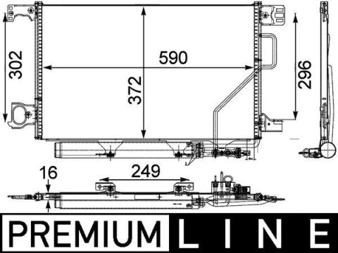 KLIMA RADYATORU MERCEDES W203 CL203 S203 C209 A209