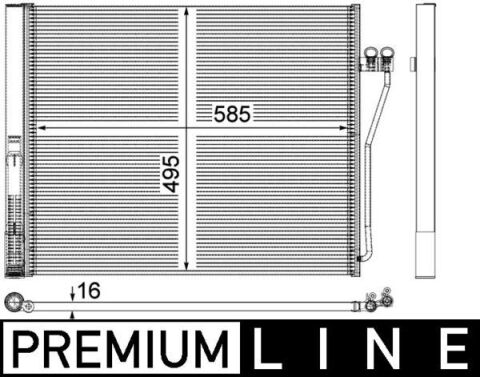 KLIMA RADYATORU PREMIUM LINE BMW F01 F02 F03 F04