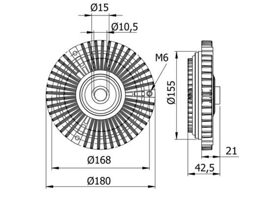 FAN TERMIGI MERCEDES SPRINTER 901 904 96 06