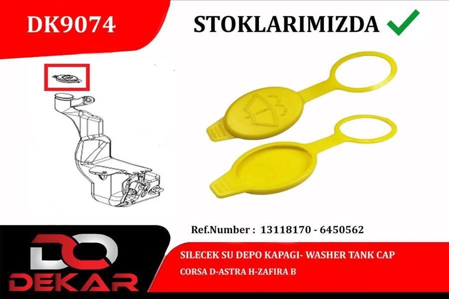 Sılecek Su Depo Kapagı Corsa D-Astra H-Zafıra B