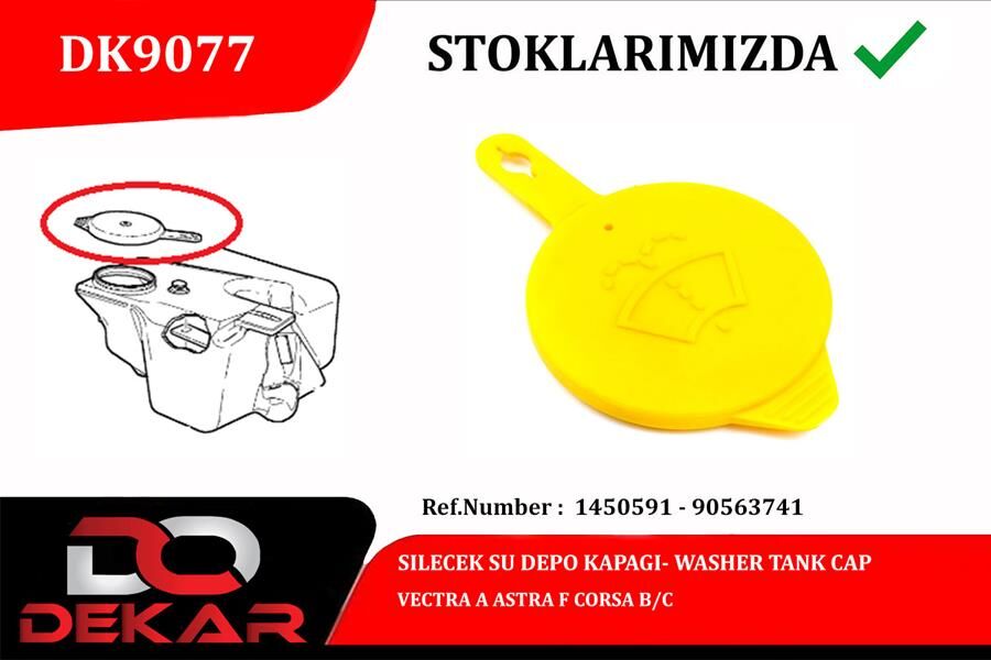 Sılecek Su Depo Kapagı Vectra A Astra F Corsa B/C