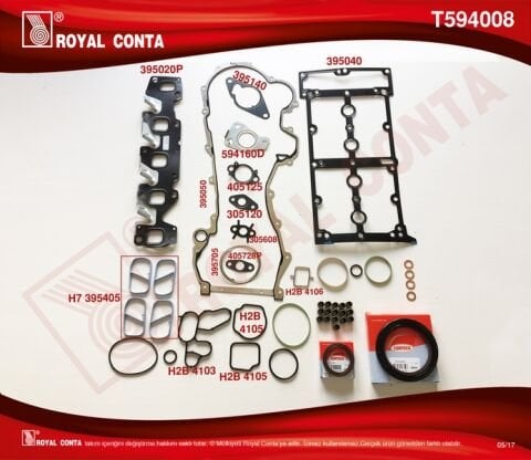 Motor Takım Conta Reınz Corte Keçe S.Last-Skc Siz Doblo-Punto-500 1.3Mtj 10 199.A3/A9/B1/B4-223.A9