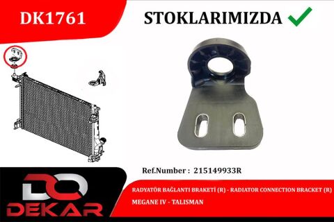 Radyator Baglantı Braketı R Megane Iv-Talısman