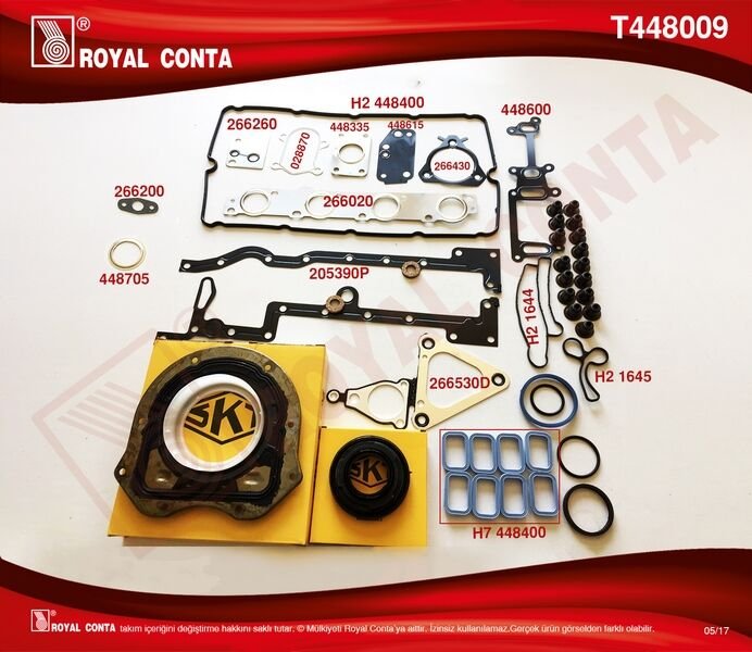 Motor Takım Conta Skt Keçelib Reınz S.Lastikli Skcsız Transıt V184 2.4 Tdı 01 06