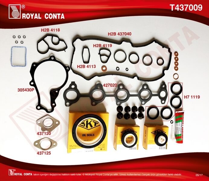 Motor Takım Conta Skt Keçeli/Sub.Lastikli/Skc Siz Fıesta 02 08 Fusıon 02 08 1.4 Tdcı 206- 307 C3-C2-C3I-C3Iı-C3Iıı-Xsaraıı-Nemo-206-207-307-Bıpper Dv4 1.4Hdı Mazda 2 1.4 Cd 03 07