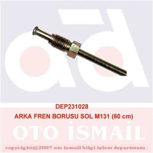 Arka Fren Borusu Sol M131 Dkş 60 Cm